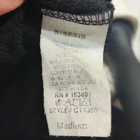 Ninexis Black One Shoulder top | Size Medium - Picture 4 of 4